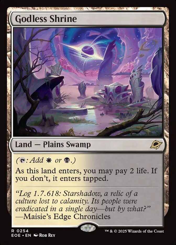 Godless Shrine 254 (Edge of Eternities)  - Foil | Good Games Adelaide SA