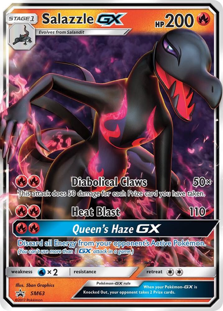 Salazzle GX SM63 SM63 (SM Promos)  - Holofoil | Good Games Adelaide SA