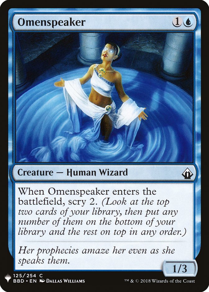 Omenspeaker 125 (The List Reprints)  | Good Games Adelaide SA