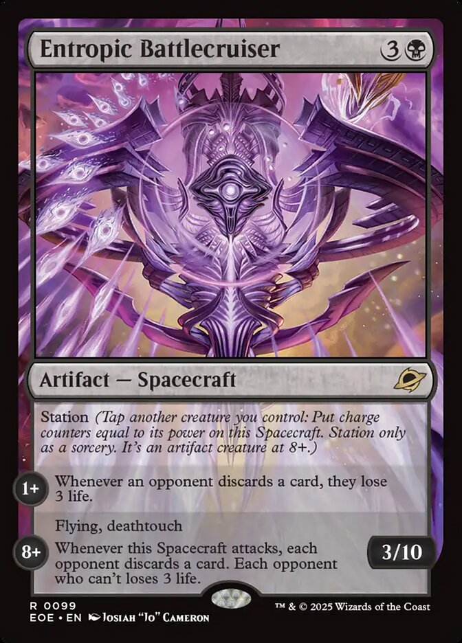 Entropic Battlecruiser 99 (Edge of Eternities)  - Foil | Good Games Adelaide SA
