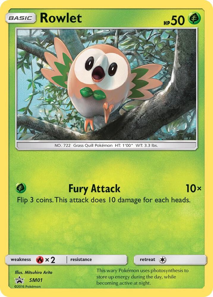 Rowlet SM01 (SM Promos)  - Holofoil | Good Games Adelaide SA