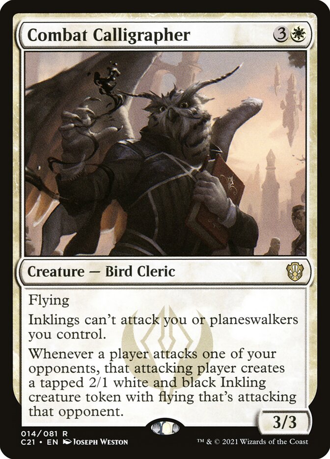 Combat Calligrapher 14 (Commander 2021)  | Good Games Adelaide SA