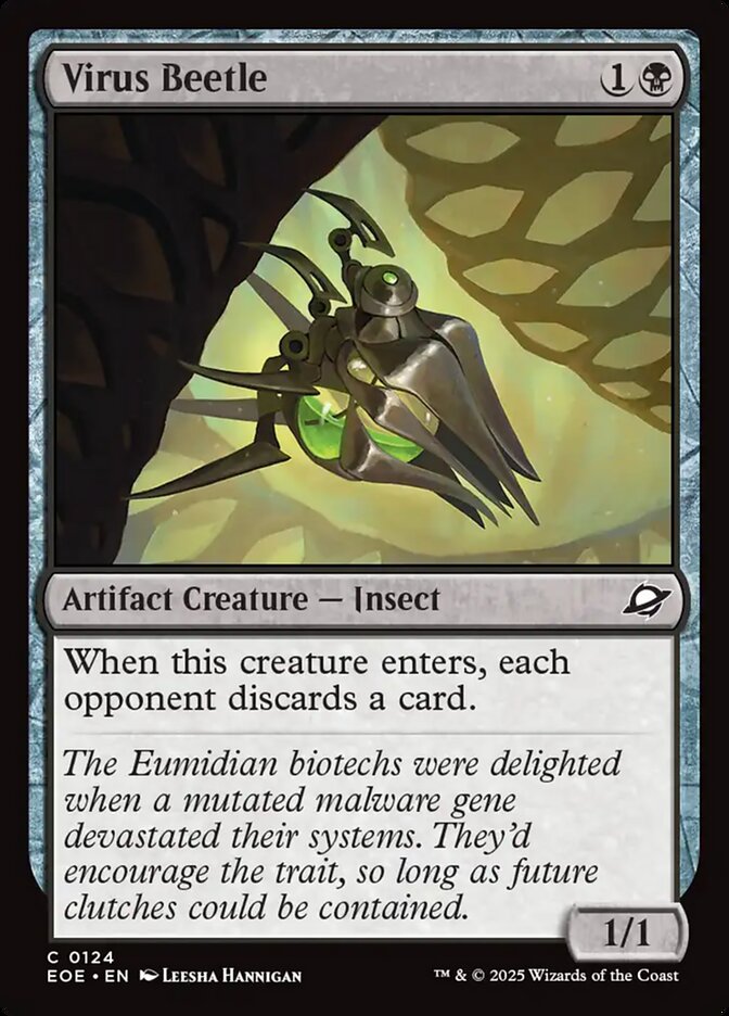 Virus Beetle 124 (Edge of Eternities)  - Foil | Good Games Adelaide SA