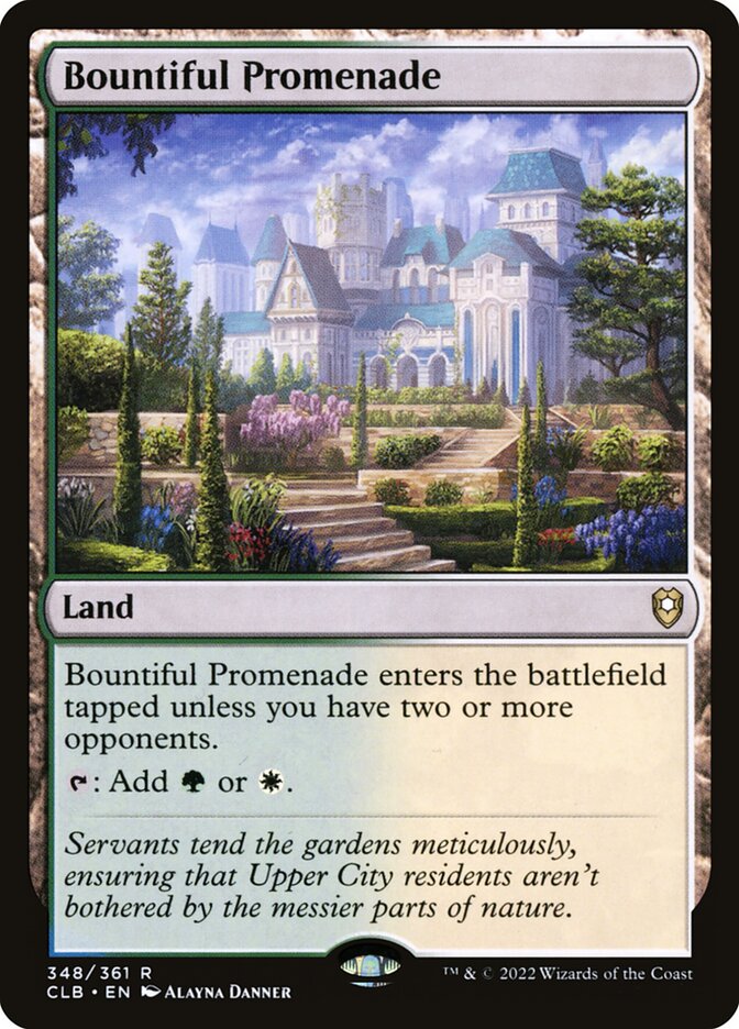 Bountiful Promenade 348 (Commander Legends: Battle for Baldur's Gate)  - Foil | Good Games Adelaide SA