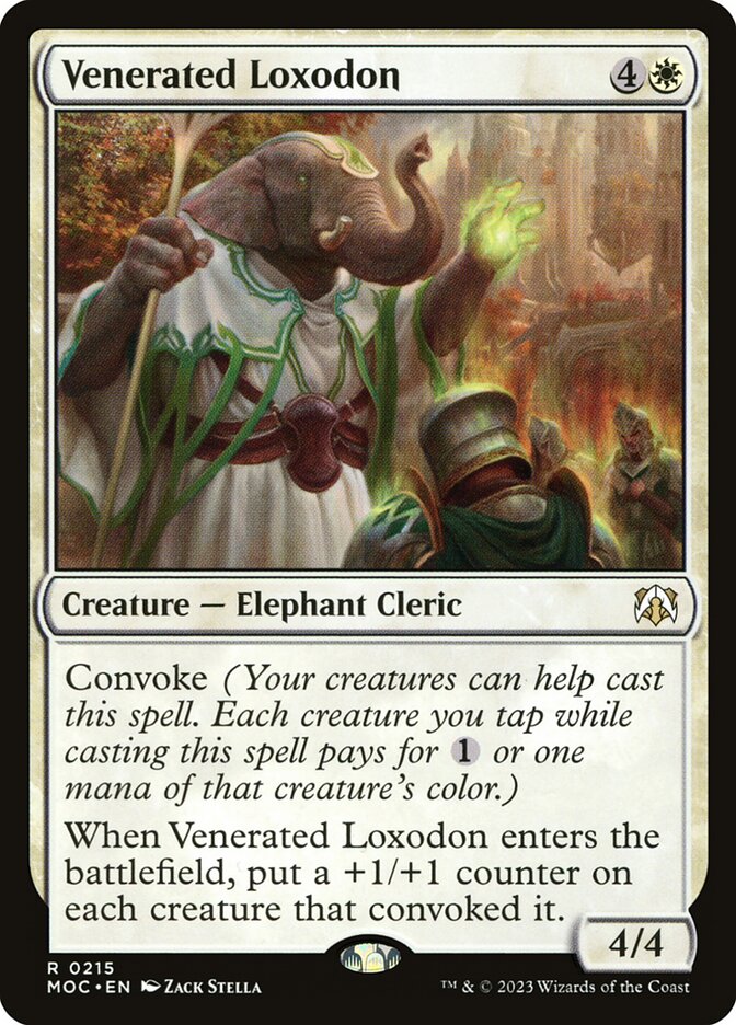 Venerated Loxodon 215 (Commander: March of the Machine)  | Good Games Adelaide SA