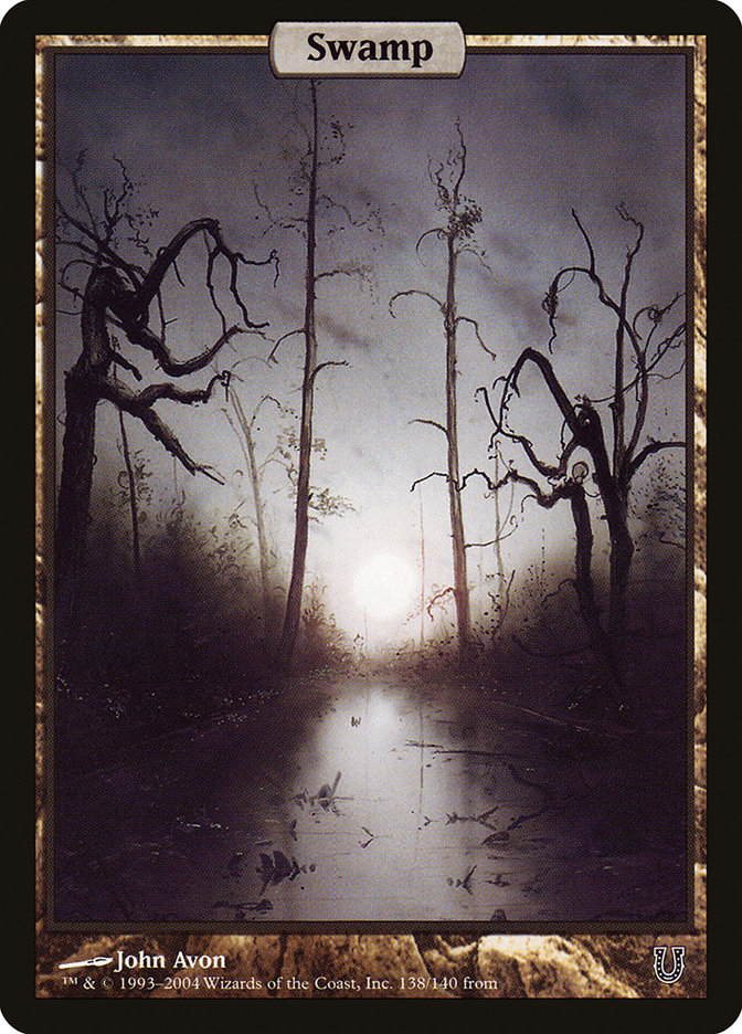 Swamp 138 (Unhinged)  - Full Art Foil | Good Games Adelaide SA