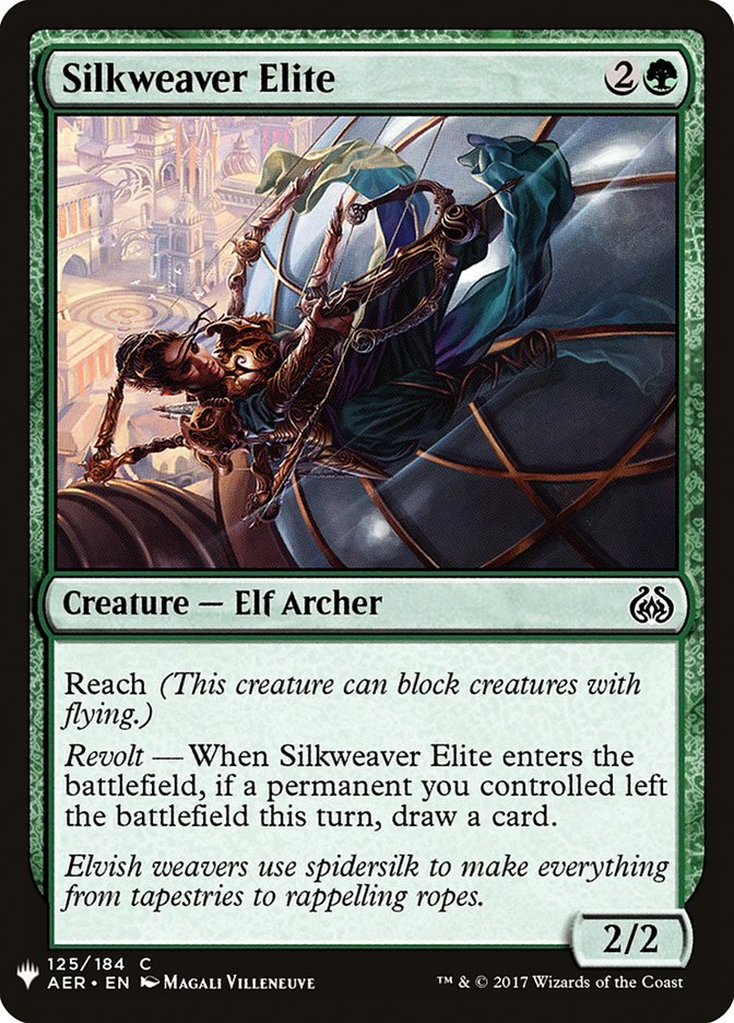 Silkweaver Elite 125 (The List Reprints)  | Good Games Adelaide SA