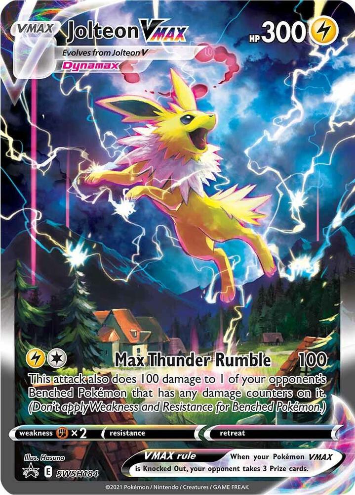 Jolteon VMAX SWSH184 (SWSH: Sword & Shield Promo Cards)  - Holofoil | Good Games Adelaide SA