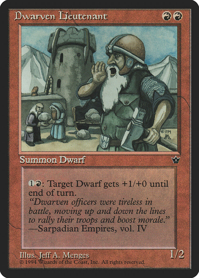 Dwarven Lieutenant  (Fallen Empires)  | Good Games Adelaide SA