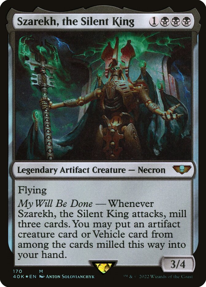 Szarekh, the Silent King 170 (Universes Beyond: Warhammer 40,000)  - Foil | Good Games Adelaide SA