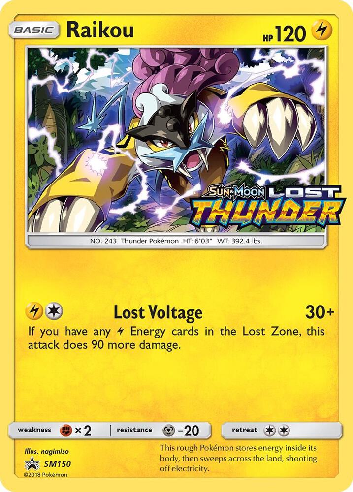 Raikou Prerelease SM150 (SM Promos)  - Holofoil | Good Games Adelaide SA