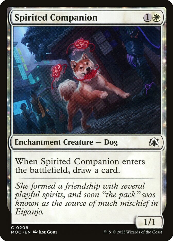 Spirited Companion 208 (Commander: March of the Machine)  | Good Games Adelaide SA