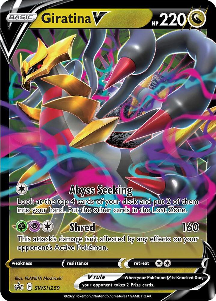 Giratina V SWSH259 SWSH259 (SWSH: Sword & Shield Promo Cards)  - Holofoil | Good Games Adelaide SA