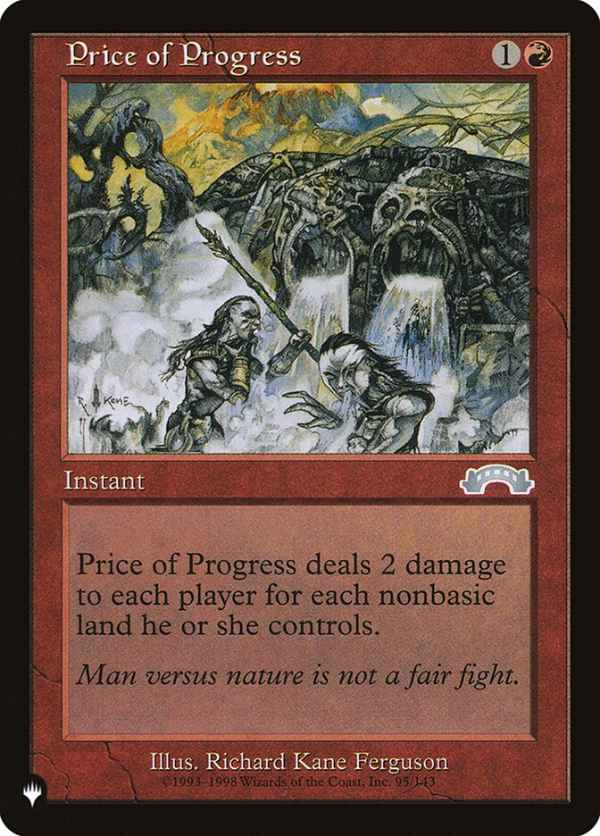 Price of Progress 95/143 (The List Reprints)  | Good Games Adelaide SA