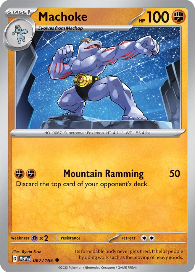 Machoke 067/165 (SV: Scarlet & Violet 151)  | Good Games Adelaide SA
