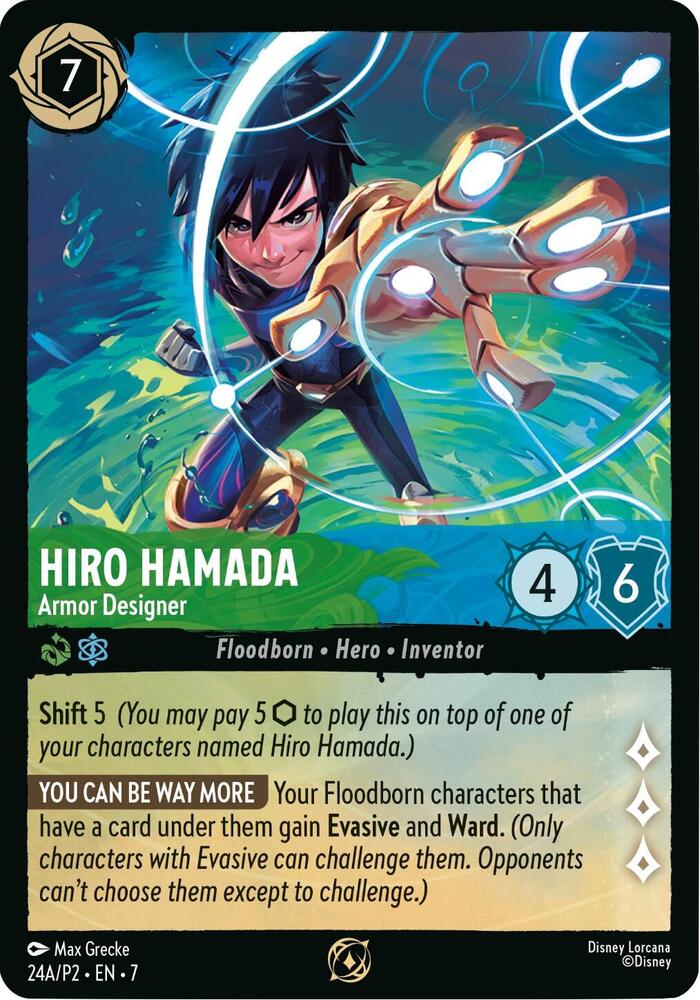 Hiro Hamada Armor Designer Store Championship Participant 24A (Disney Lorcana Promo Cards)  | Good Games Adelaide SA