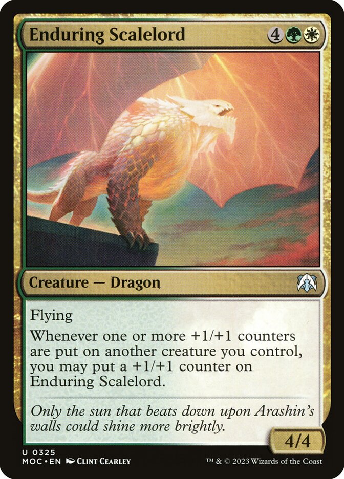 Enduring Scalelord 325 (Commander: March of the Machine)  | Good Games Adelaide SA