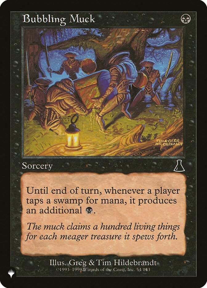 Bubbling Muck 54/143 (The List Reprints)  | Good Games Adelaide SA