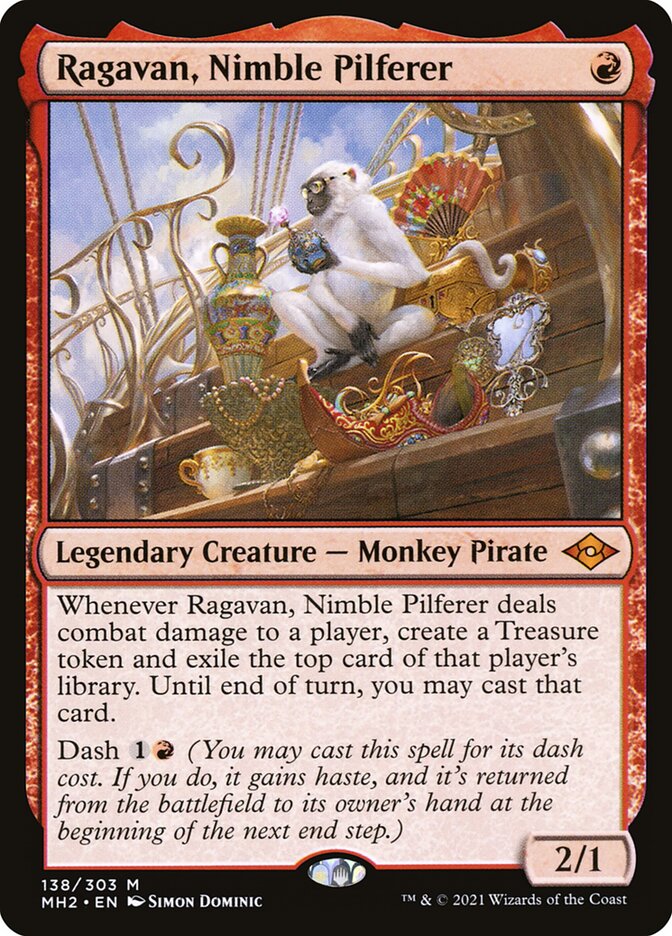 Ragavan, Nimble Pilferer 138 (Modern Horizons 2)  - Foil | Good Games Adelaide SA
