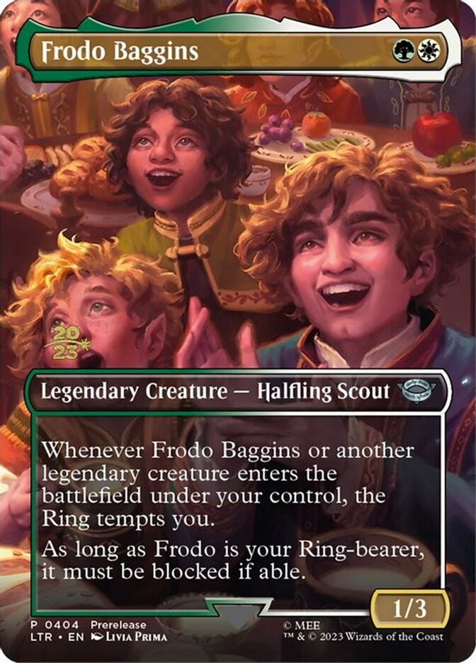 Frodo Baggins 404 (Prerelease Cards)  - Foil | Good Games Adelaide SA