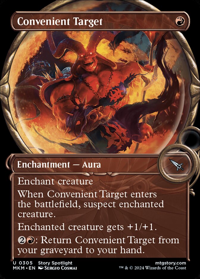 Convenient Target 305 (Murders at Karlov Manor)  - Foil | Good Games Adelaide SA