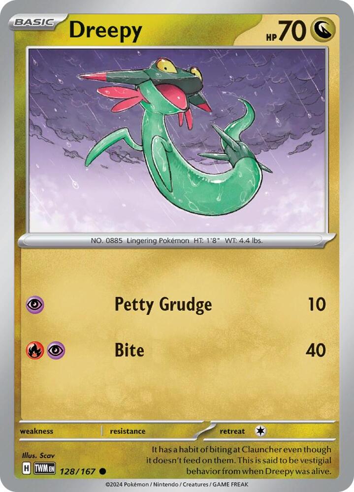 Dreepy 128/167 (SV06: Twilight Masquerade)  | Good Games Adelaide SA