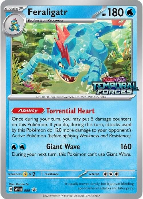 Feraligatr Prerelease 089 (SV: Scarlet & Violet Promo Cards)  - Holofoil | Good Games Adelaide SA