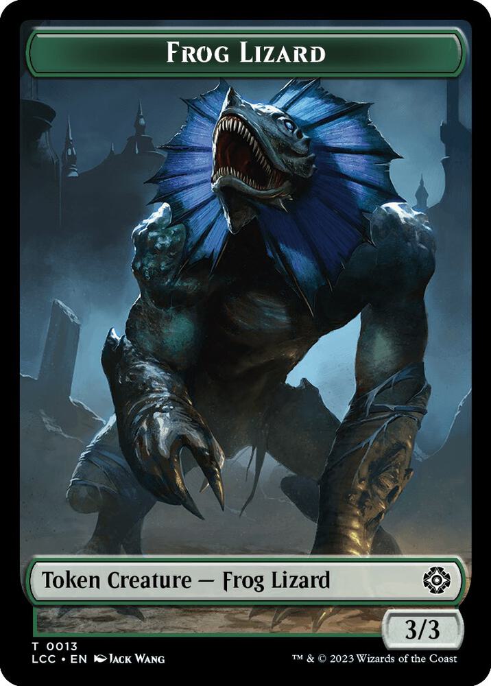 Frog Lizard Merfolk 0003 Double Sided Token 13 // 3 (Commander: The Lost Caverns of Ixalan)  | Good Games Adelaide SA
