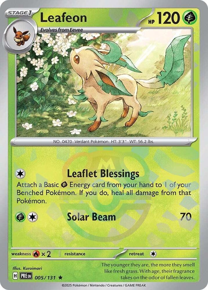 Leafeon 005/131 (SV: Prismatic Evolutions)  - Holofoil | Good Games Adelaide SA