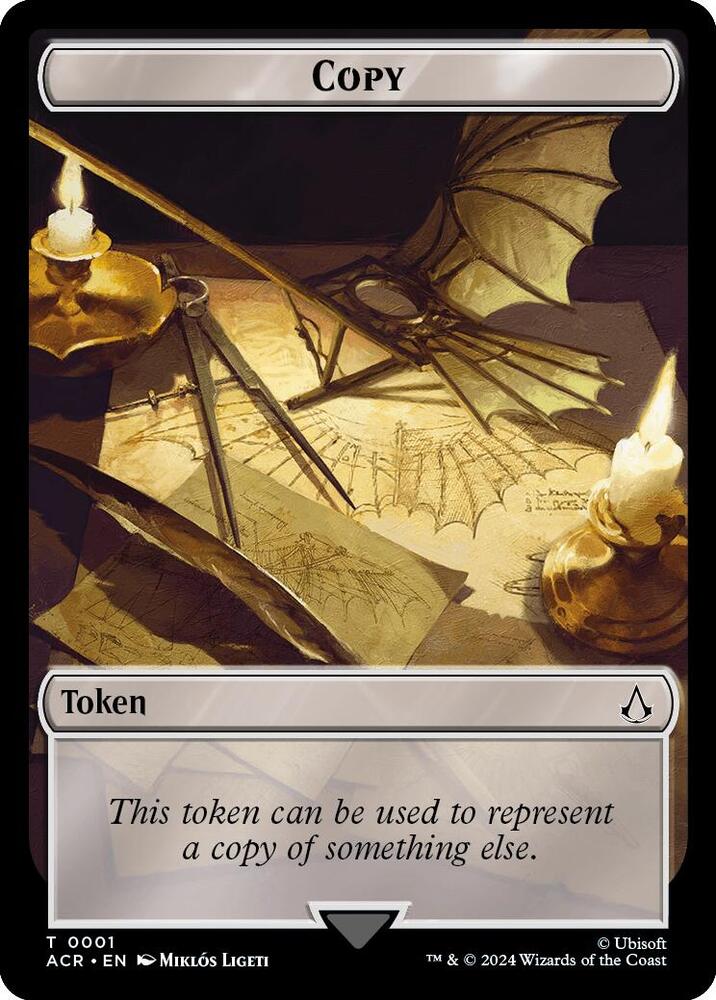 Copy Token 1 (Universes Beyond: Assassin's Creed)  | Good Games Adelaide SA