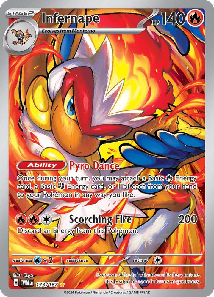 Infernape 173/167 (SV06: Twilight Masquerade)  - Holofoil | Good Games Adelaide SA
