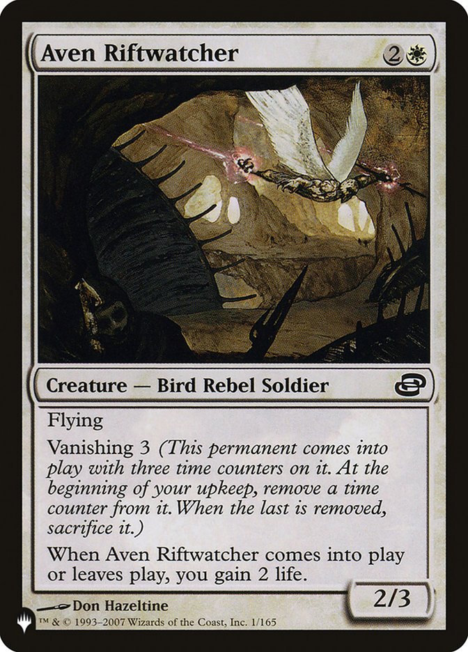 Aven Riftwatcher 1/165 (The List Reprints)  | Good Games Adelaide SA