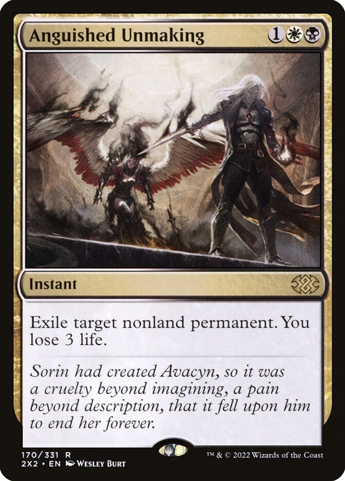 Anguished Unmaking 170 (Double Masters 2022)  - Foil | Good Games Adelaide SA