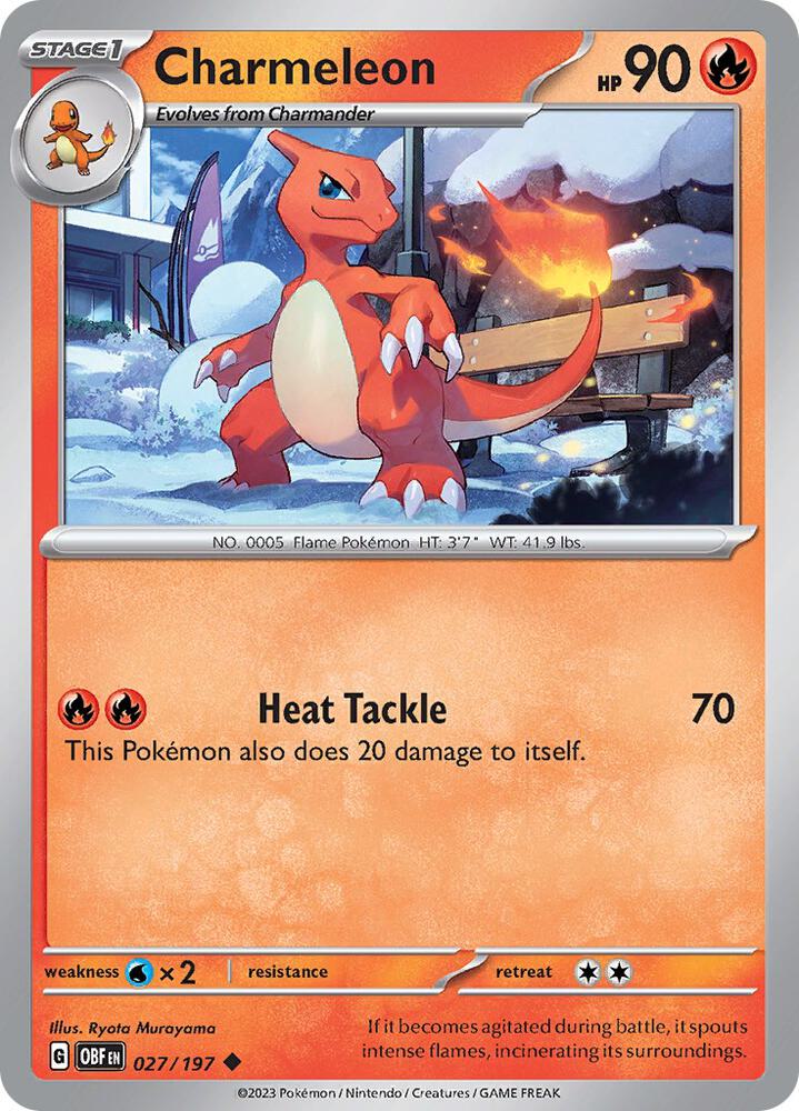 Charmeleon 027/197 (SV03: Obsidian Flames)  | Good Games Adelaide SA