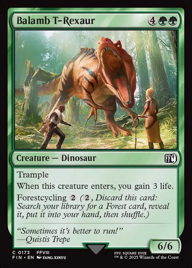 Balamb T-Rexaur 173 (FINAL FANTASY)  - Foil | Good Games Adelaide SA