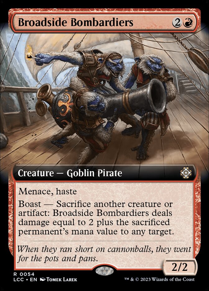 Broadside Bombardiers 54 (Commander: The Lost Caverns of Ixalan)  - Extended Art | Good Games Adelaide SA