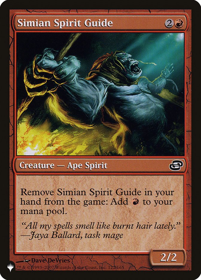 Simian Spirit Guide 122/165 (The List Reprints)  | Good Games Adelaide SA