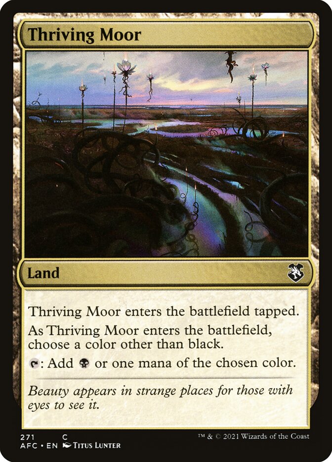 Thriving Moor 271 (Commander: Adventures in the Forgotten Realms)  | Good Games Adelaide SA