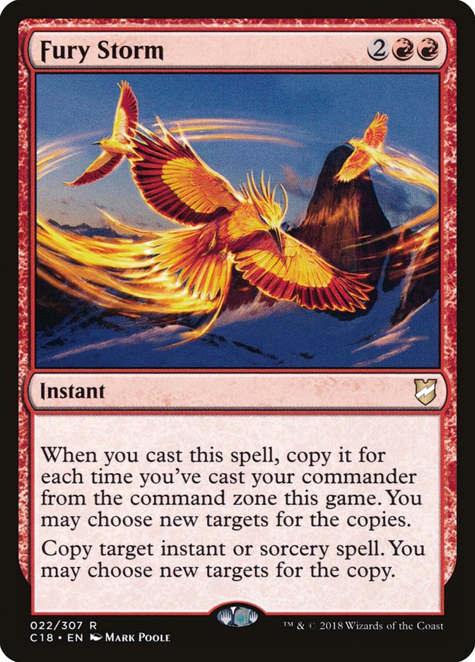 Fury Storm 22/307 (Commander 2018)  | Good Games Adelaide SA