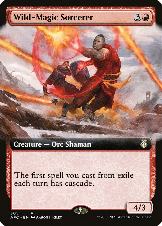 Wild-Magic Sorcerer 305 (Commander: Adventures in the Forgotten Realms)  | Good Games Adelaide SA