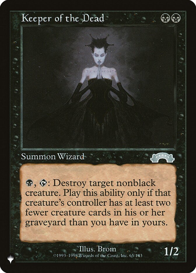 Keeper of the Dead 65/143 (The List Reprints)  | Good Games Adelaide SA