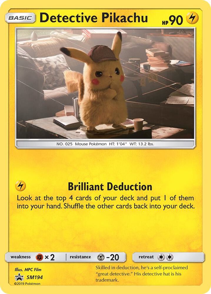 Detective Pikachu SM194 (SM Promos)  - Holofoil | Good Games Adelaide SA
