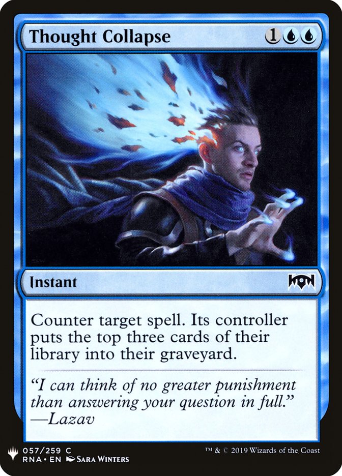 Thought Collapse 57 (The List Reprints)  | Good Games Adelaide SA