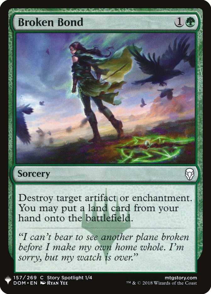 Broken Bond 157 (The List Reprints)  | Good Games Adelaide SA