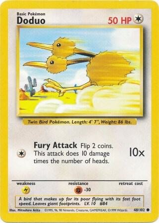 Doduo 048/102 (Base Set)  | Good Games Adelaide SA