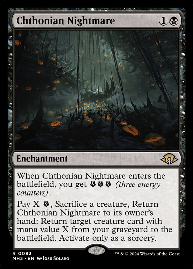 Chthonian Nightmare 83 (Modern Horizons 3)  - Foil | Good Games Adelaide SA