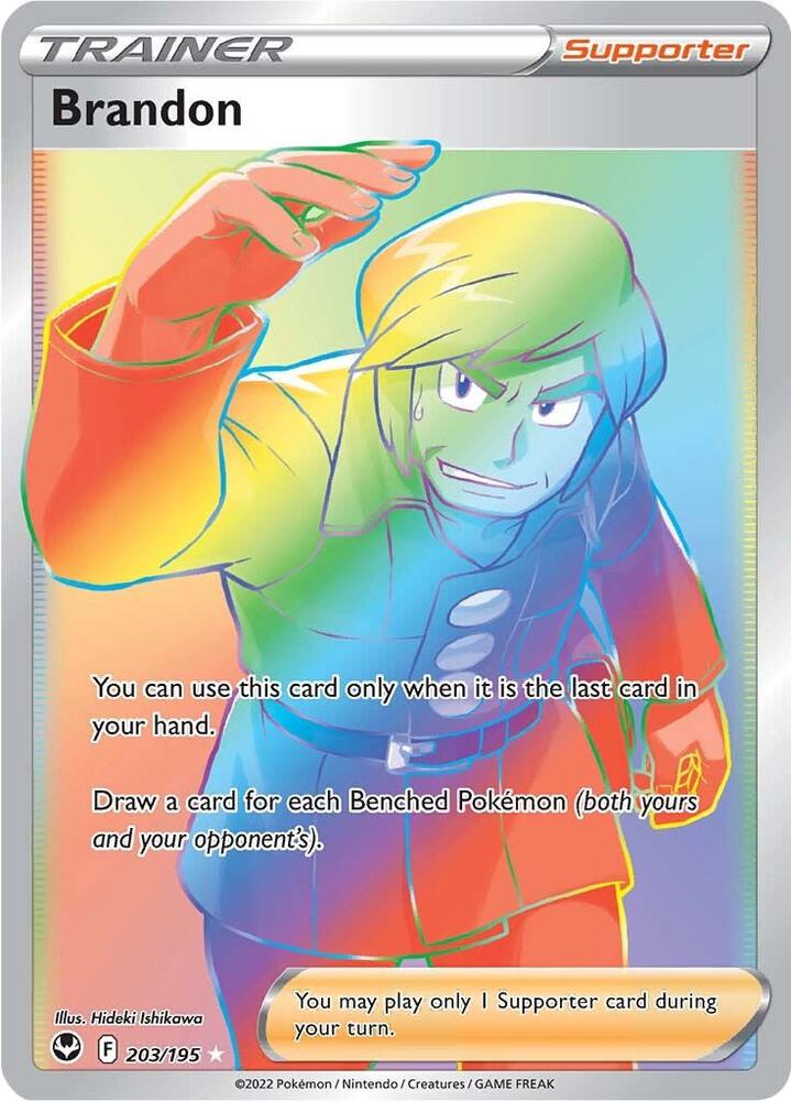 Brandon Secret 203/195 (SWSH12: Silver Tempest)  - Holofoil | Good Games Adelaide SA