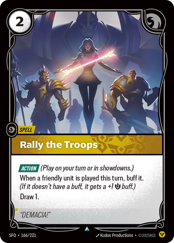 Rally the Troops 166/221 (Spiritforged)  | Good Games Adelaide SA
