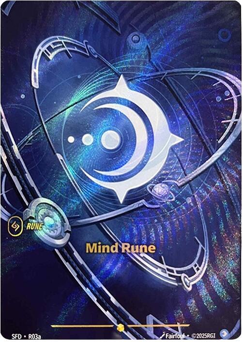 Mind Rune Alternate Art R03a (Spiritforged)  - Foil | Good Games Adelaide SA