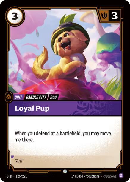 Loyal Pup 126/221 (Spiritforged)  | Good Games Adelaide SA